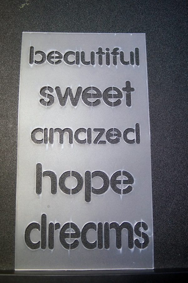 Memory Maze-Stencils-Beautiful,sweet,amazed,hope