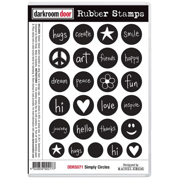 Darkroom Door-Rubber Stamp Set - Simply Circles