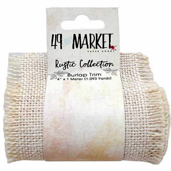 49 & Market Rustic Collection Burlap Cream