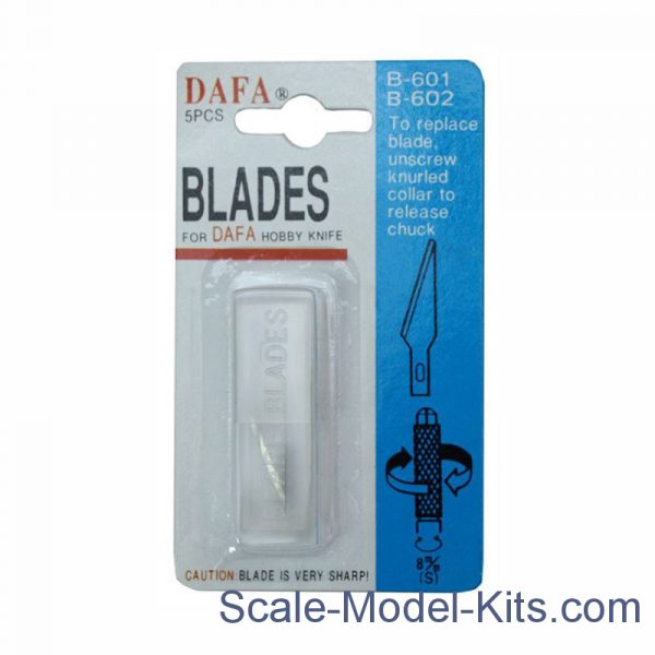 Dafa-Blade for DAFA Hobby Knife- 5 blades