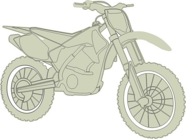 CLEARANCE- Memory Maze-Chipboard-Large Dirt Bike