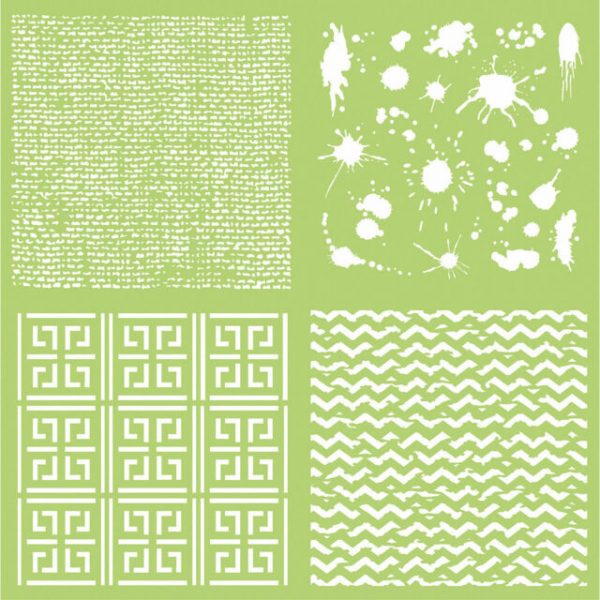 Kaisercraft-Textures Stencil-12"x12"