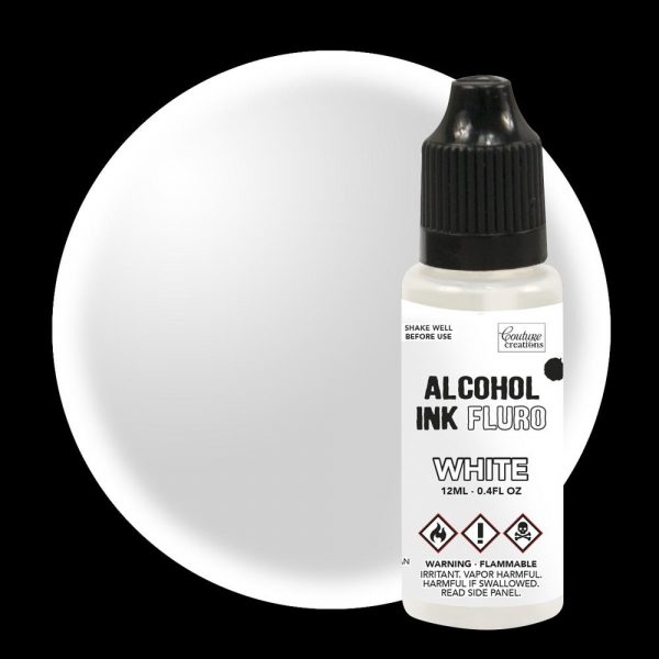 Couture Creations-Alcohol Ink-Fluro-White 12ml