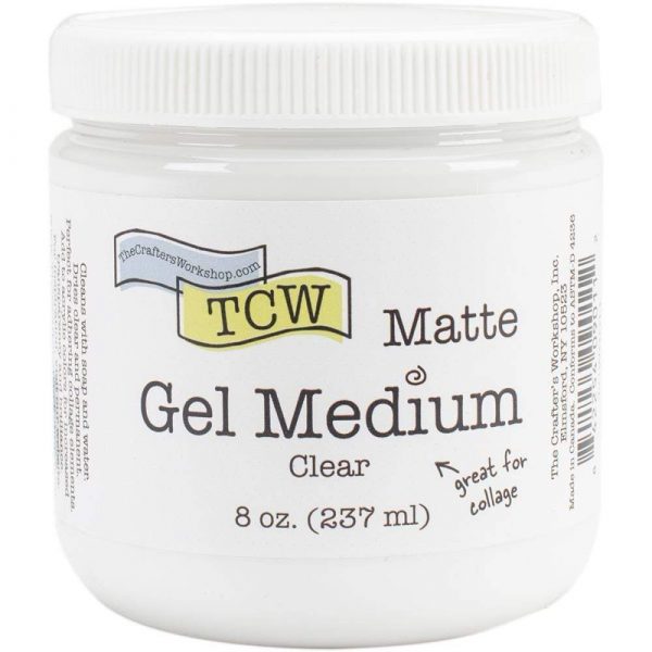 The Crafters Workshop- Gel Medium -8oz Matte