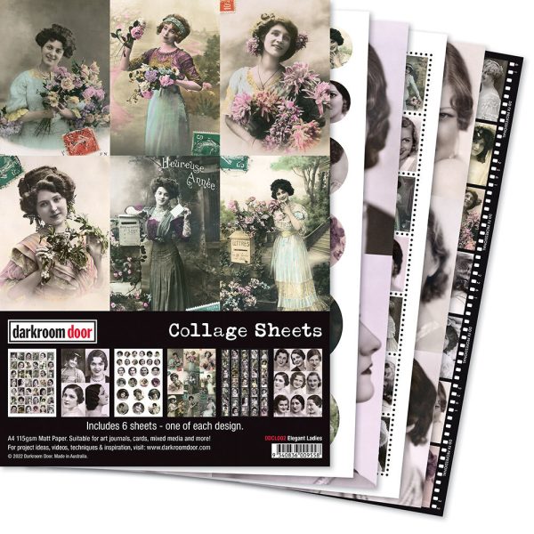 Darkroom Door -Collage Sheets - Elegant Ladies