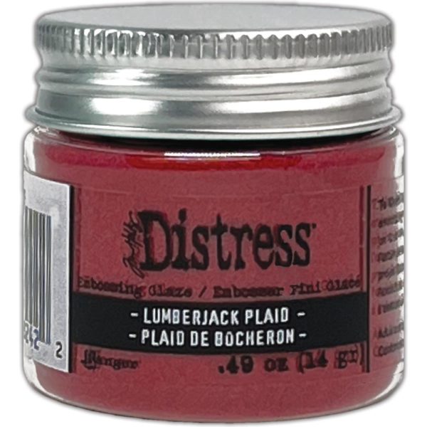 Tim Holtz- Distress Embossing Glaze-Lumberjack Plaid