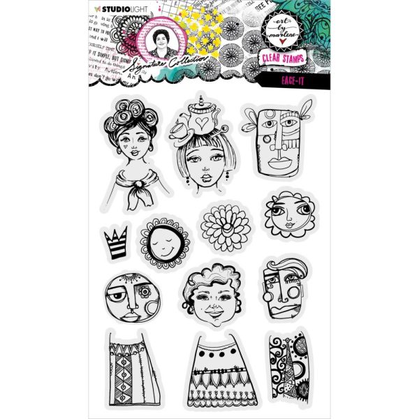 Art By Marlene Signature Collection Stamp- Face It